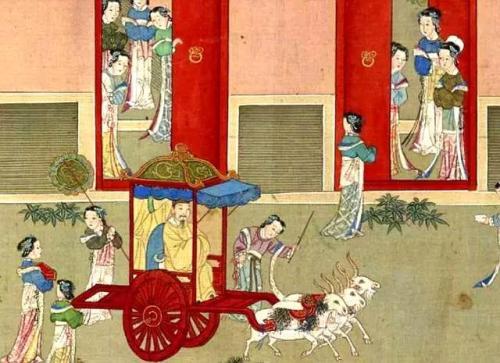 古代官员配车：南朝坐羊拉车被视为时尚有品位（古代官员坐的轿子）