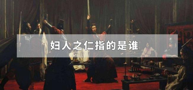 妇人之仁有什么历史典故(妇人之仁是谁)-第8张图片-文史 妇人之仁有什么历史典故(妇人之仁是谁)-第8张图片-文史