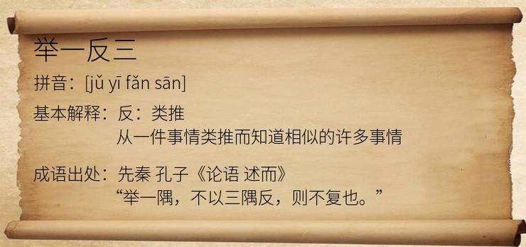 成语举一反三有什么典故,举一反三的成语典故-第7张图片-文史 成语举一反三有什么典故,举一反三的成语典故-第7张图片-文史