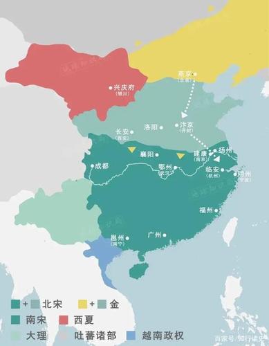 南宋地图：为何南宋的地图不断缩小,南宋地图相当于今天地图