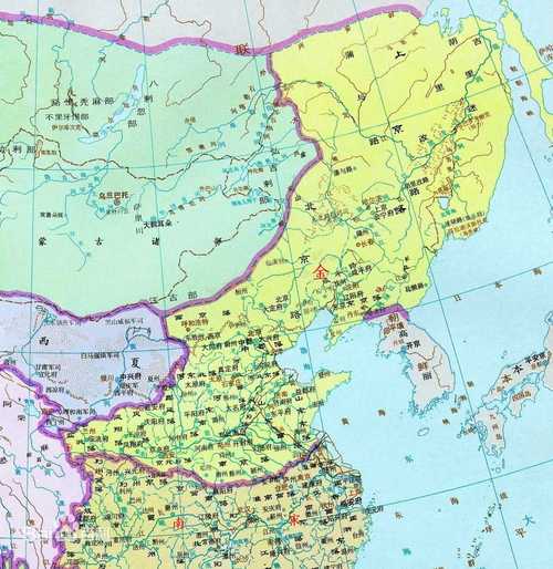 金朝地图:中国历史上金朝的疆域有多大(金朝土地面积有多大)-第6张图片-文史 金朝地图:中国历史上金朝的疆域有多大(金朝土地面积有多大)-第6张图片-文史