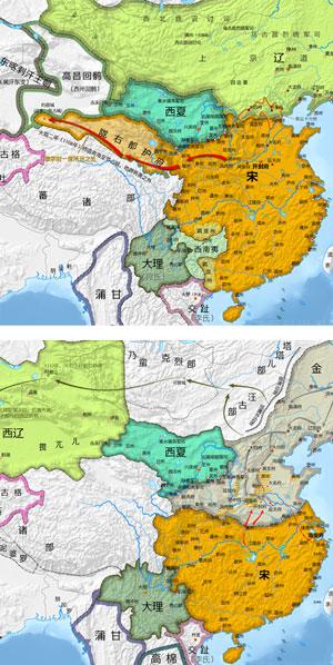 宋朝地图:北宋疆域和南宋疆域哪个比较大(宋朝地图北宋疆域和南宋疆域哪个比较大一点)-第4张图片-文史 宋朝地图:北宋疆域和南宋疆域哪个比较大(宋朝地图北宋疆域和南宋疆域哪个比较大一点)-第4张图片-文史