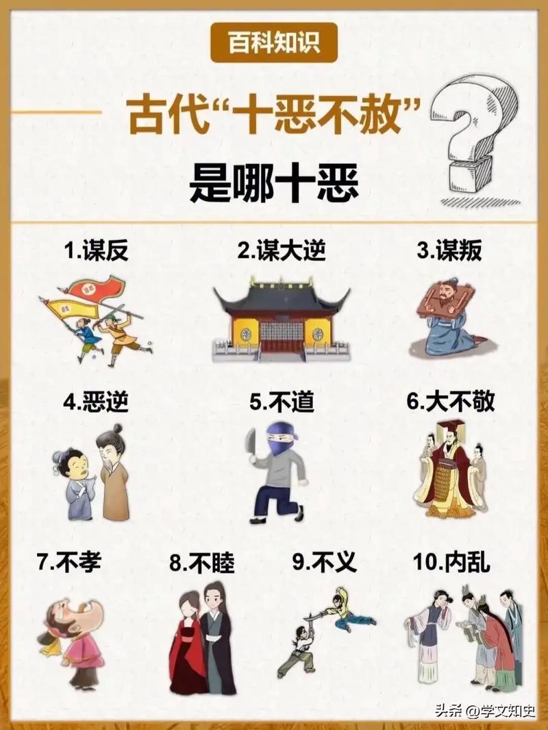 十恶不赦的首恶是谁(十恶不赦首赦是什么)-第2张图片-文史 十恶不赦的首恶是谁(十恶不赦首赦是什么)-第2张图片-文史