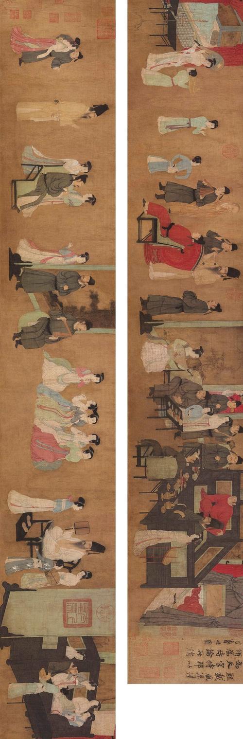 《韩熙载夜宴图》中五代十国的服装款式（韩熙载夜宴图 服饰）