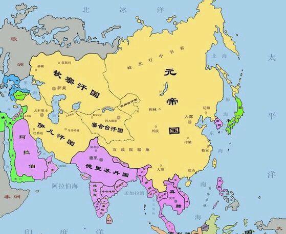元朝地图:历史上元朝的疆域有多大,元朝的疆域地图最大全图 与世界地图-第4张图片-文史 元朝地图:历史上元朝的疆域有多大,元朝的疆域地图最大全图 与世界地图-第4张图片-文史