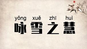 成语咏雪之慧出自哪个典故（出自咏雪一文的成语）