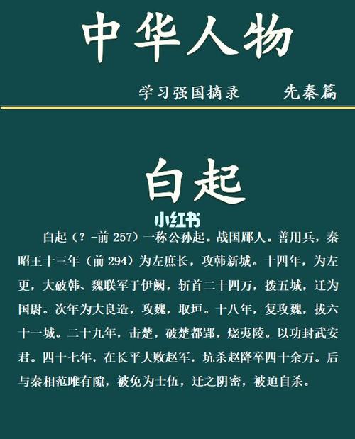 秦朝名将白起(秦朝名将白起儿子)-第8张图片-文史 秦朝名将白起(秦朝名将白起儿子)-第8张图片-文史