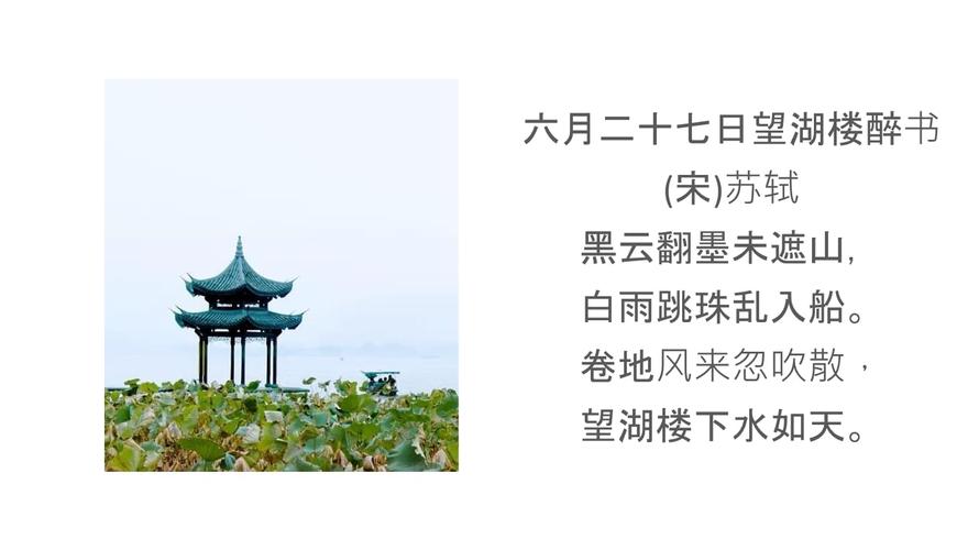 望湖楼醉书是谁的作品(望湖楼醉书是什么题材的诗)-第4张图片-文史 望湖楼醉书是谁的作品(望湖楼醉书是什么题材的诗)-第4张图片-文史