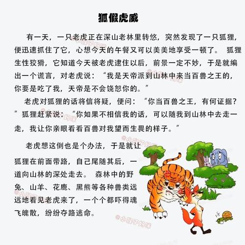 关于狐假虎威的故事（狐假虎威的故事演讲视频）