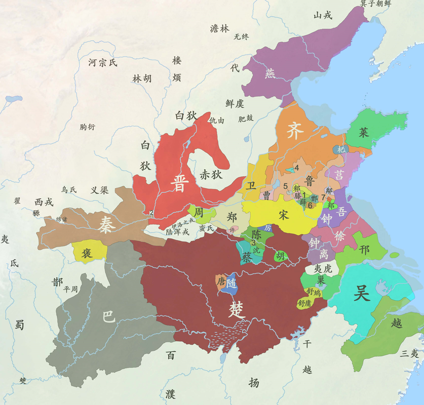春秋的版图是怎样的,春秋版图演变-第2张图片-文史 春秋的版图是怎样的,春秋版图演变-第2张图片-文史