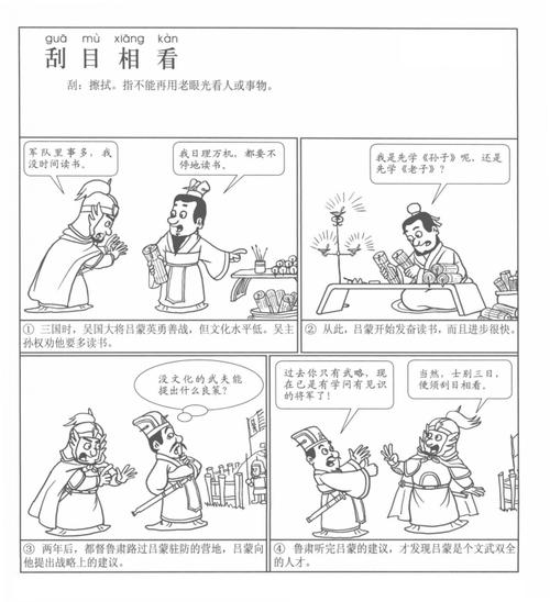 成语刮目相看有什么典故(兔小贝成语故事刮目相看)-第4张图片-文史 成语刮目相看有什么典故(兔小贝成语故事刮目相看)-第4张图片-文史