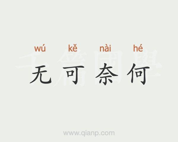 无可奈何有什么历史典故,无可奈何是历史故事吗?