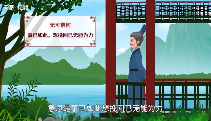 无可奈何有什么历史典故,无可奈何是历史故事吗?-第3张图片-文史 无可奈何有什么历史典故,无可奈何是历史故事吗?-第3张图片-文史