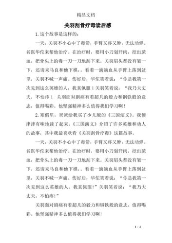 刮骨疗伤有什么历史典故,刮骨疗伤的人物是谁?-第5张图片-文史