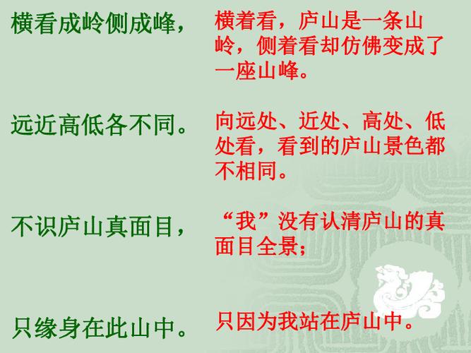 不识庐山真面目出自哪首诗(不识庐山真面目出自于哪首诗)-第3张图片-文史 不识庐山真面目出自哪首诗(不识庐山真面目出自于哪首诗)-第3张图片-文史