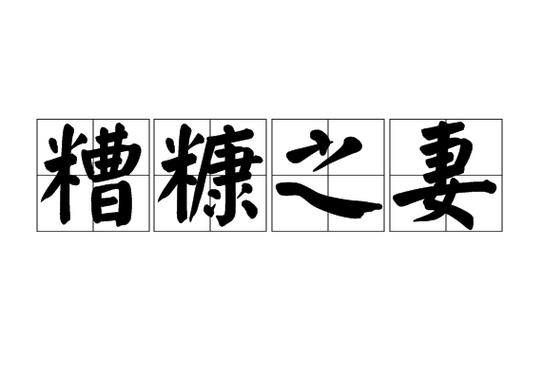 成语糟糠之妻的主人公指谁,成语糟糠之妻中的