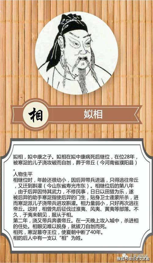 夏朝姒相的妻子后缗氏资料(姒相简介)-第5张图片-文史 夏朝姒相的妻子后缗氏资料(姒相简介)-第5张图片-文史